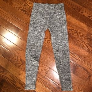 Gray Patterned Workout Leggings